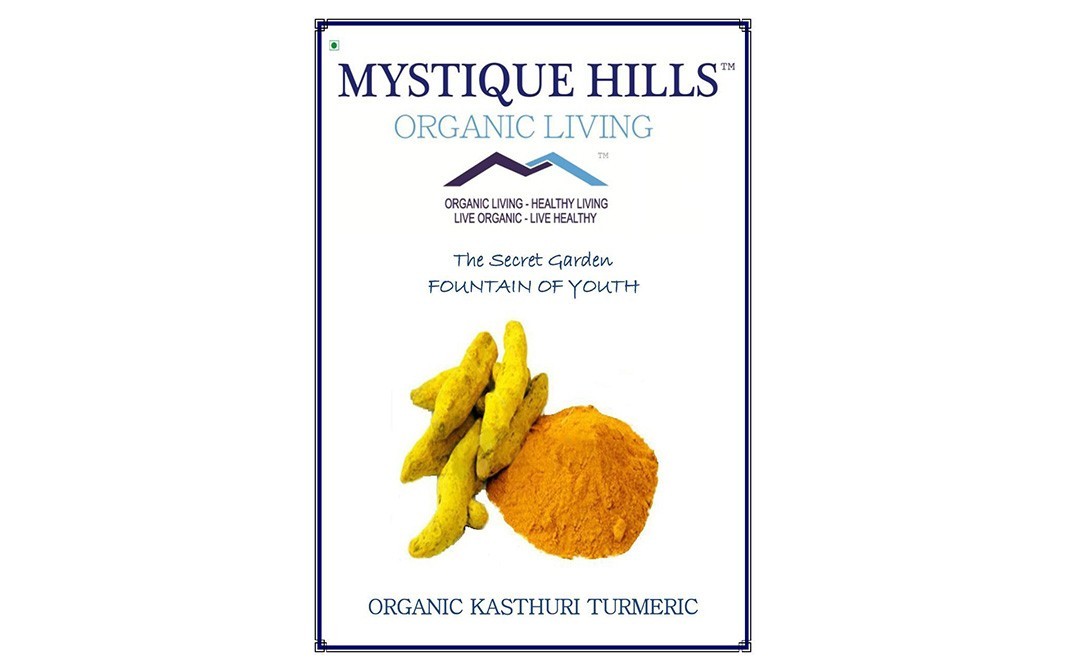 Mystique Hills Organic Kasthuri Turmeric    Box  100 grams